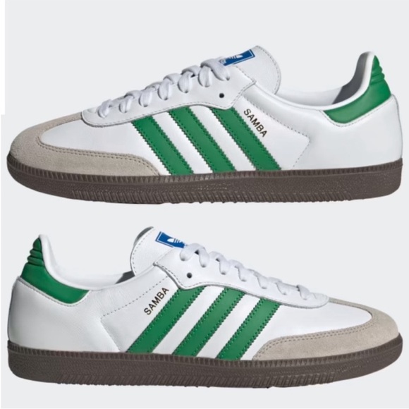 adidas Samba OG White Green Gum - Picture 4 of 10